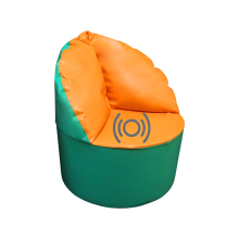 Vibroacoustic comfort nursing chair