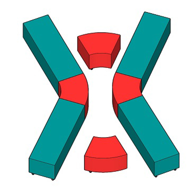Small curved module