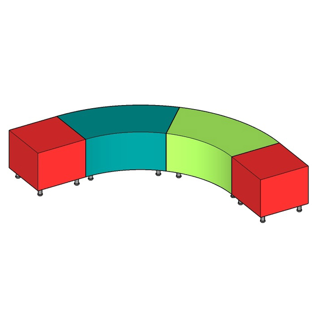 Big curved module