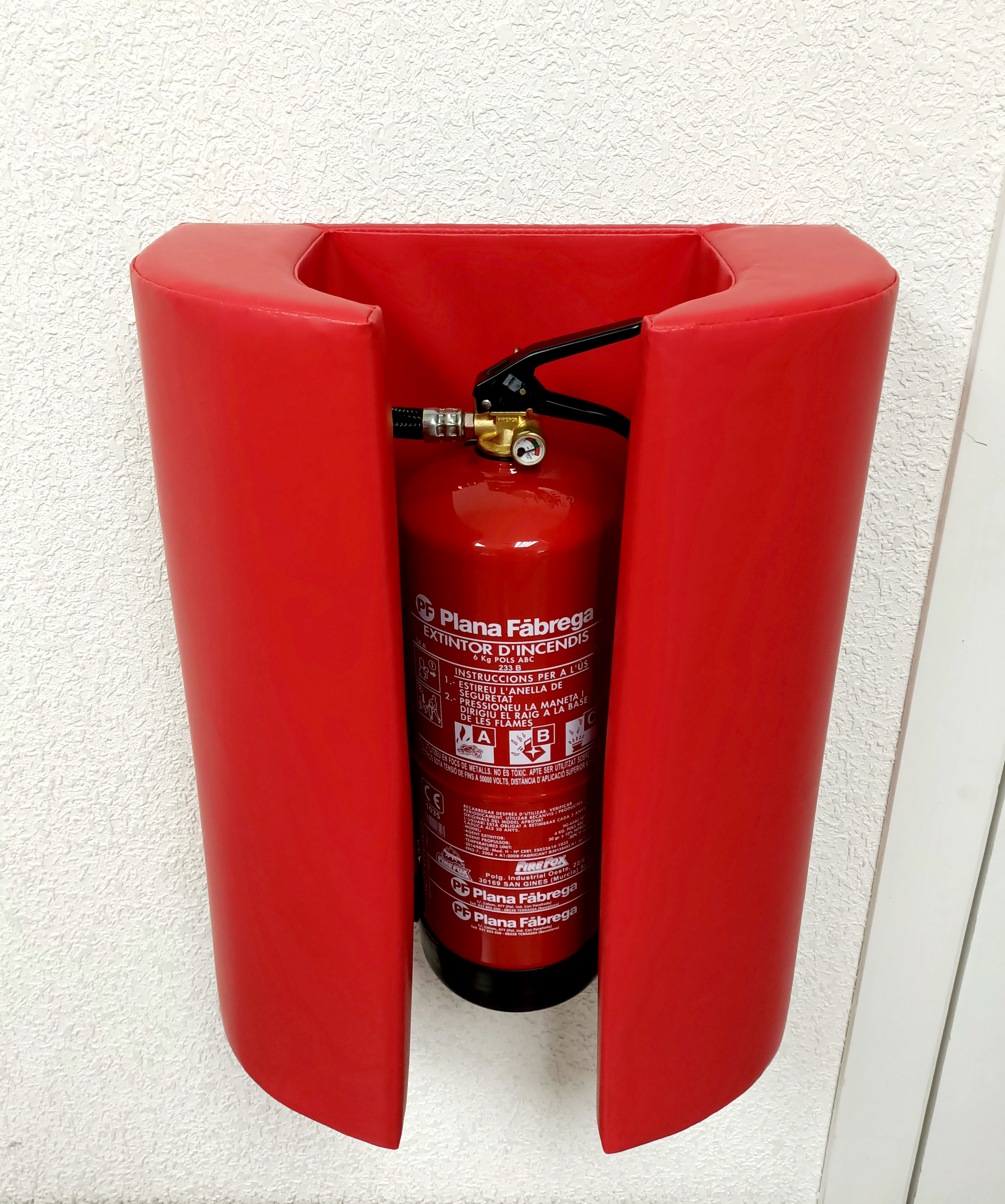 Fire extinguisher protection