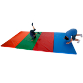 Schul-Turnmatte mit Klettverbindung