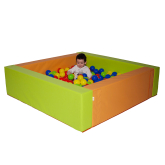 Piscina de bolas cuadrada