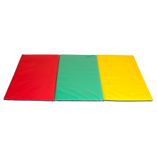 Tatami plegable multicolor tres cuerpos
