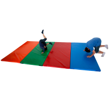 Joined-velcro school mat