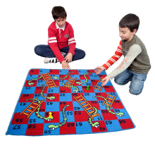 Snakes and ladders mat