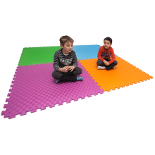Flooring puzzle mat