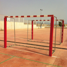 Football goal net pad