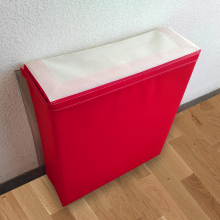 Radiator protection with grid cover