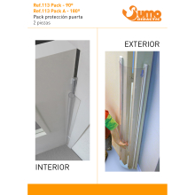 Door protection 90º pack (113+132)