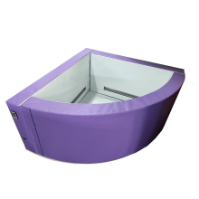 Piscina de bolas esquinera con luz