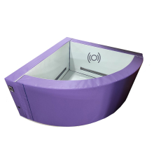 Piscina de bolas esquinera con luz vibroacústica