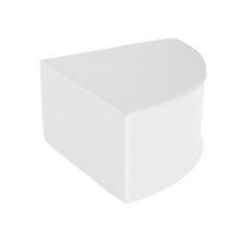 Triangle fauteuil moyen blanc