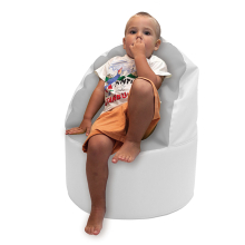 Fauteuil confort moyen blanc