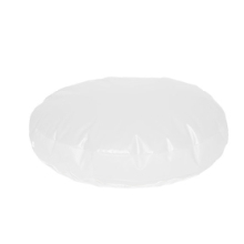 Pouf rond enfant blanc